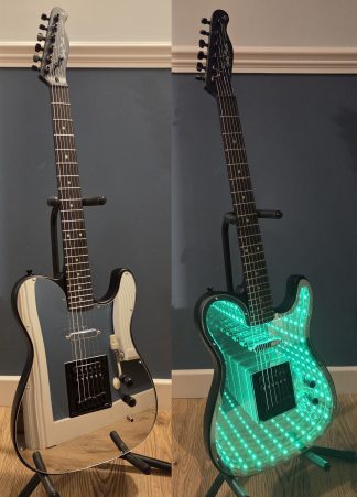 Harley Benton TE-20HH SBK Infinity Mirror Guitar