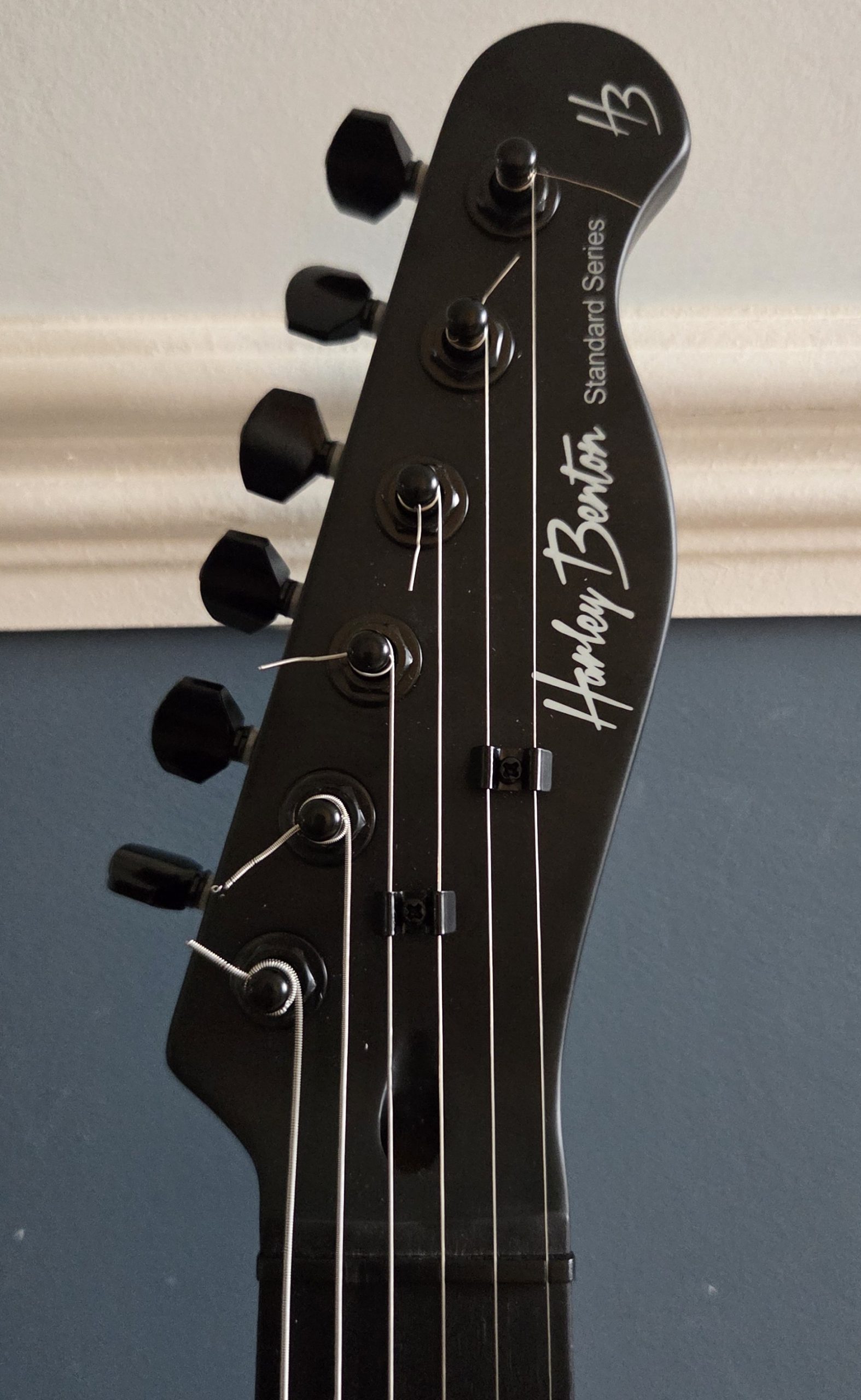 Harley Benton TE-20HH SBK Infinity Mirror Guitar - Image 3